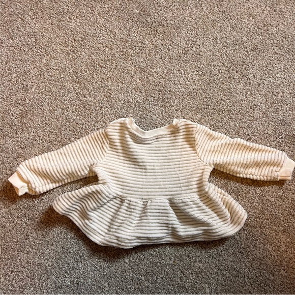 Juicy Couture Cream Striped Baby Blouse - Picture 2 of 5